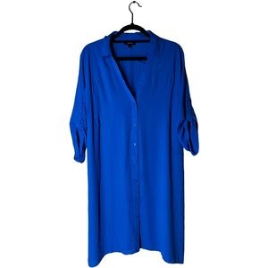 Alfani Blouse Tunic Blue